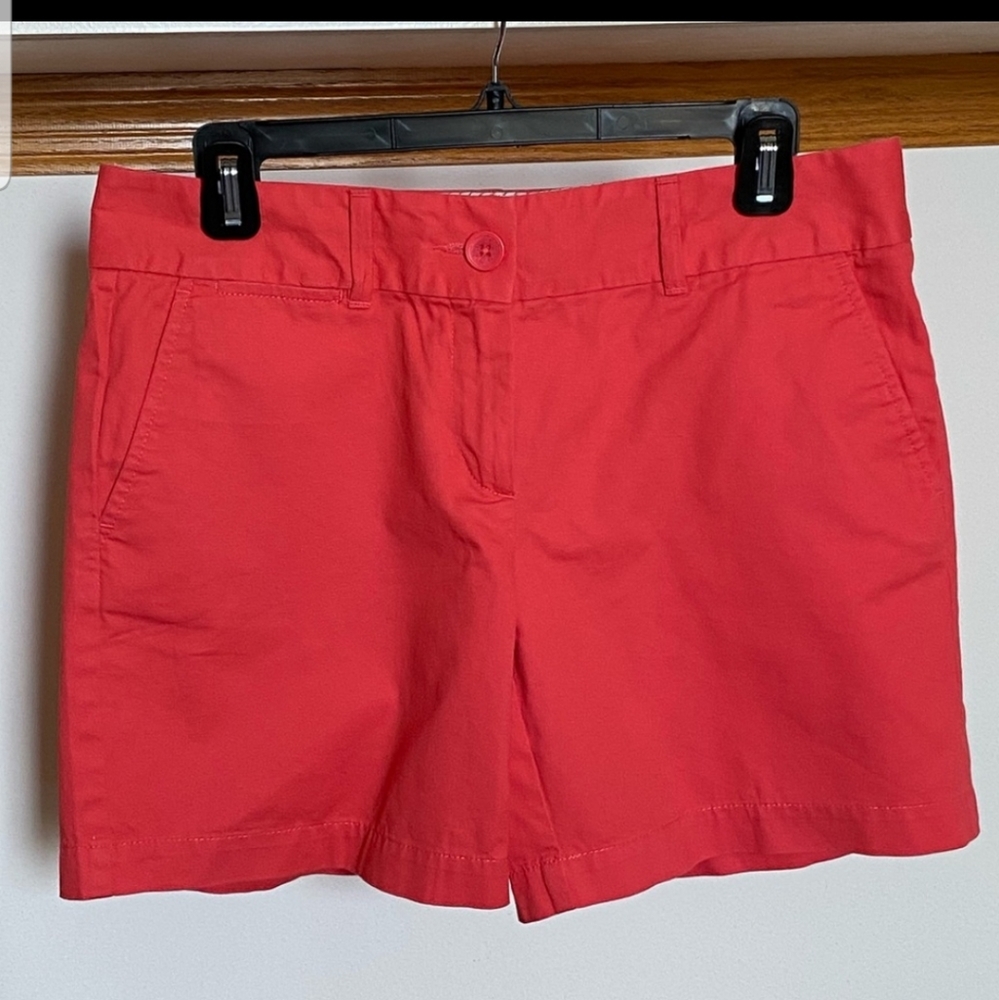 LOFT Riviera Short NWT in coral Sz:0 6"inseam - Picture 2 of 11